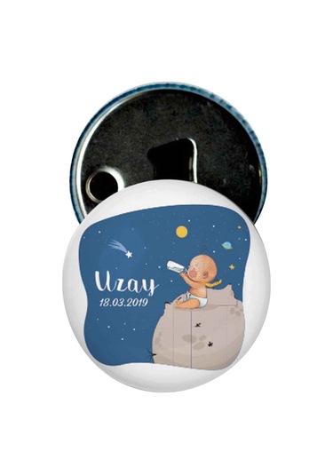 Famous Bebek Şekeri Magnet Bebek Mevlüt Hediyelik Isimli Kapak Açacak  (434856299)