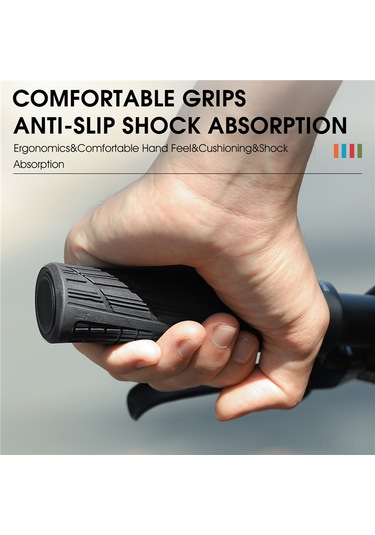 Qingmipy Mountain Bisiklet Silikon Tork Stop Kolu Sarıcı - Anti Kayma, Şiddetli Tutuş, Dengeleyici, Bisiklet Aksesuarı Gül Kurusu, Çift Çok Renkli