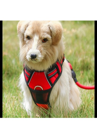 Soulader Yelek Tipi Evcil Hayvan Tasması, Göğüs Koşumlu Patlamaya Dayanıklı Yürüyüş Kayışı, Yansıtıcı Gece Güvenliği Koşu Ekipmanları