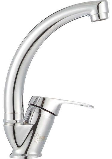 Kuğu Evye Bataryası Mutfak Lavabo Musluğu, Uzun Ömürlü Ve Şık Tasarım Krom