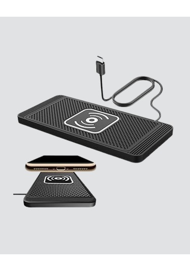 15w Manyetik Kablosuz Şarj Pedi Araç Masa Kullanımına Uygun Qi Şarj Cihazı