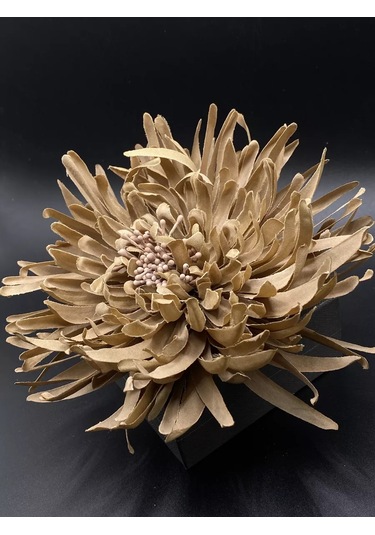 Amely Rid Kumaş Büyük Broş Toka "kore Pembesi Çiçeği" 208118038 Kakao