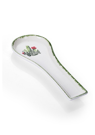 Piatti Naturali Seramik Kirli Kaşıklık Tezgah Üstü Kepçe Kaşık Altlığı