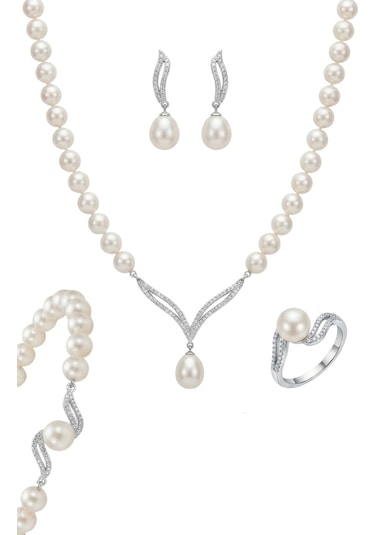 Ethereal Grace Set Gümüş