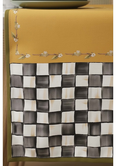 Linda Limon Desenli Runner 45x150 Cm Çok Renkli