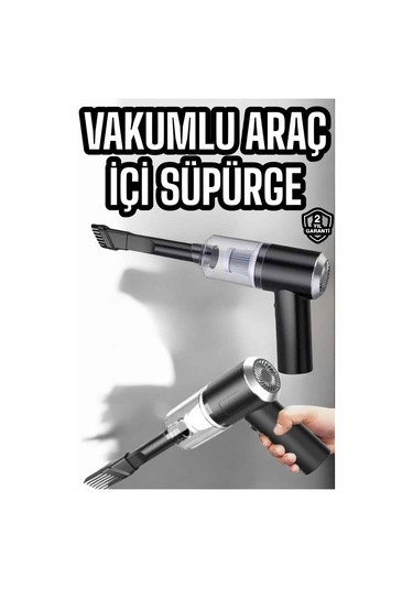 Araç İçi Süpürge Filtreli Şarjlı Süpürge Vakumlu Yıkanabilir