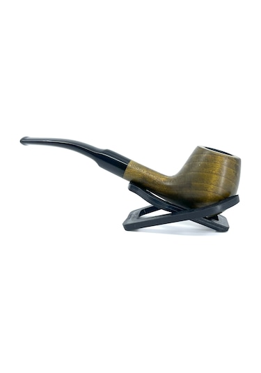 Pipsan Half Bent Apple Metal Filtreli Pipo - Yeşil 2406