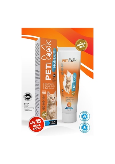 Petlook Kediler İçin Malt Macun Hairball İçerikli 115 G
