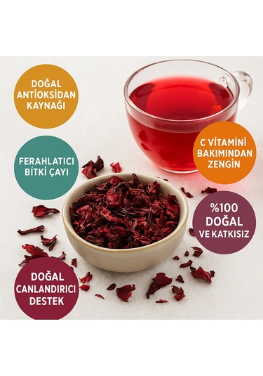 Hibiskus 100 Gr - Doğal Hibisküs Çayı