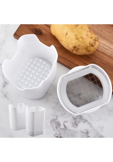 Patates Cipsi Yapıcı Patates Dilimleyici Paslanmaz Çelik Sebze Doğrayıcı Patates Kızartması Meyveler İçin Diğer