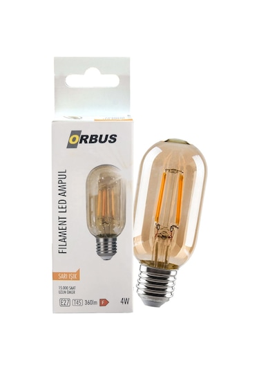 Orbus ORB-TA45 4W E27 360LM Rustik Ampul Amber