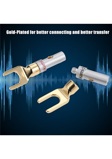 Y Tip Ses Bağlantı Adaptörü - Altın Ve Gümüş Kaplama Kırmızı & Siyah Ses Kanalı Bağlantısı 3 Veya 5 Çift