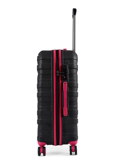 Ççs Nc-092 Abs Orta Boy Valiz Siyah-pembe Siyah - Pembe