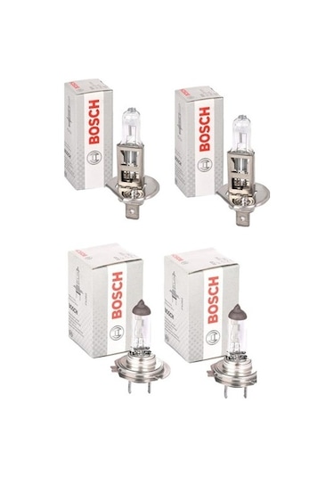 Bosch Renault Clio Symbol Uzun Kısa Far Ampul Takımı H1-H7 1999-2