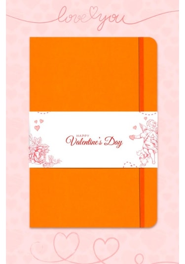 Tarihsiz Klasik Defter Rec Note 13x21 Çizgili Turuncu