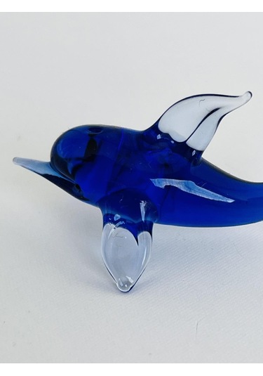 El Yapımı Murano Cam Yunus Biblo A05