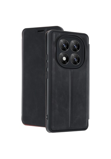 Newface Xiaomi Redmi Note 14 Pro 5g Kılıf Flip Cover Glblseme - 95 - Siyah
