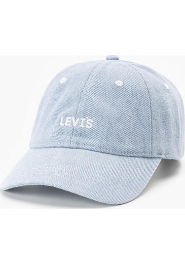 Unisex Kadın Erkek Açık Mavi Jean Kot Şapka D7952-0007-11511 Açık Mavi