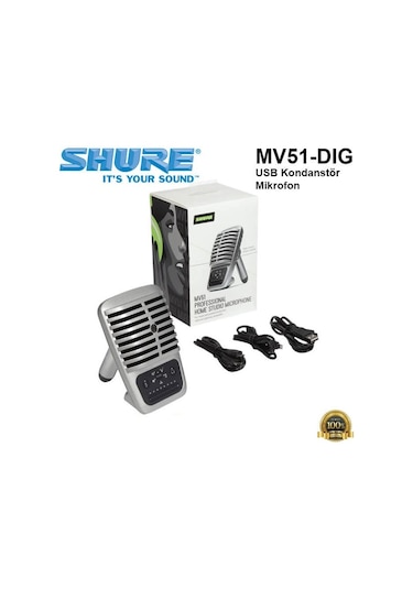 Shure Mv51-Dıg Usb Kondanstör Mikrofon