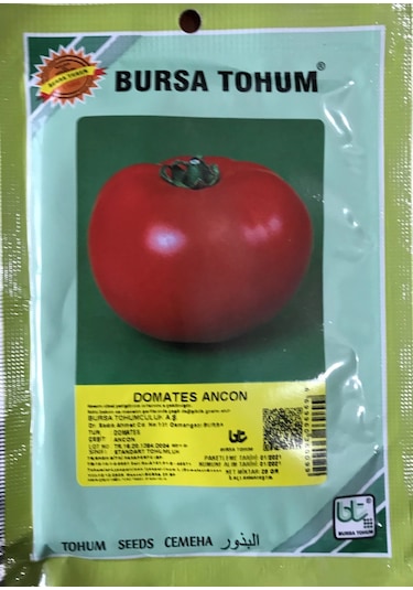 Domates Tohumu Ancon 25 GR Ort 10000 Adet Tohum
