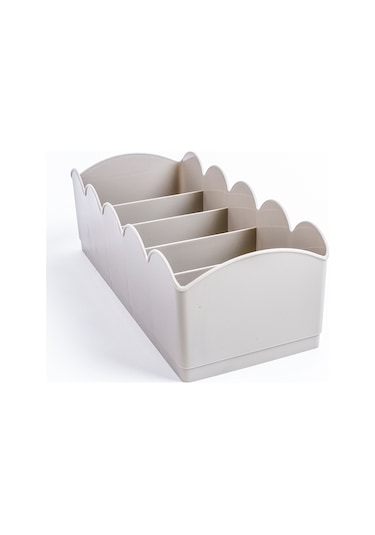 1 Adet 5 Gözlü Çorap ve Toka Düzenleyici Gri