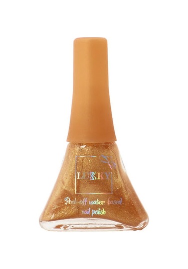 Lukky Soyulabilir Oje Işıltılı Metalik Altın