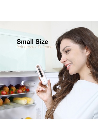 Ozonlu Hava Temizleyici Taşınabilir Deodorant Mini Koku Giderici Usb Şarjlı Yatak Odası Hava Temizleyici Araç Ofis Alerjileri Evcil Hayvanlar Toz Polen Koku Giderici Beyaz