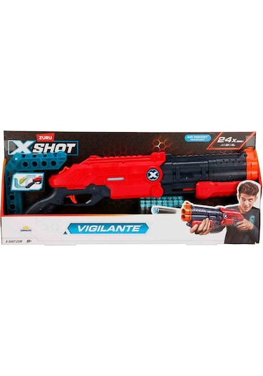 X-shot Excel Vigilante 24 Mermili Sünger Dart Atan Silah 55 Cm