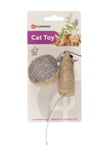 Flamingo Jungle Kedi ve Top Kedi Oyuncağı