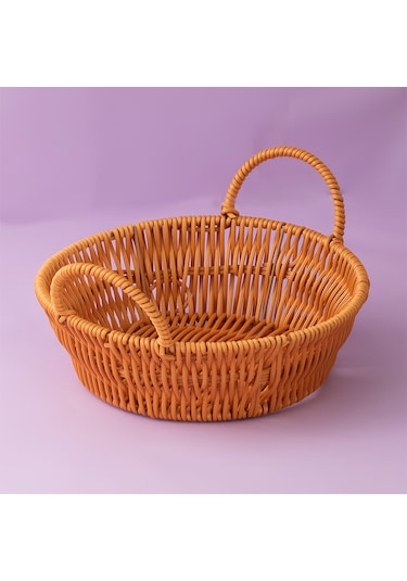 Porsima 304d 3 Lü Düzenleyici Hasır Sepet Seti Ekmeklik Sepet