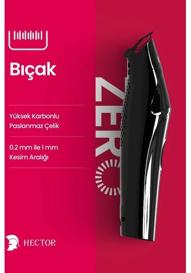 Hector Zero Çizim Ve Sıfırlama Makinesi 10.000 Rpm Siyah 3 Saat