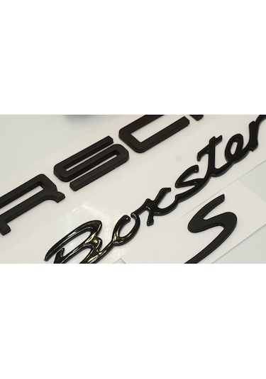 Porsche Boxster S Bagaj 3M 3D Abs Yazı Logo Amblem Seti (549220600)
