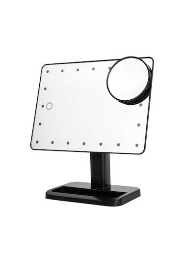 Sones Taşınabilir Led Dokunmatik Sensörlü Ayna Lamba Masaüstü Dolgu Işığı Siyah