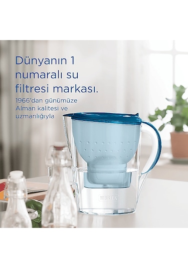 Brıta Marella Xl 3.5 L Filtreli Sürahi Pro Mavi