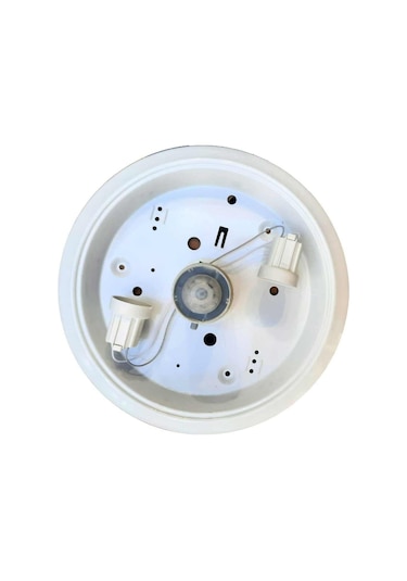 Şanledcfr Sensörlü Tavan 360 Hareket Sensörlü Tavan Armatürü Çift Duylu Lamba Glop-4 Adettir Şeffaf