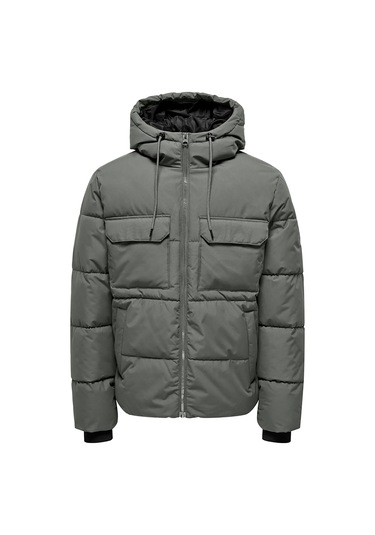 Only & Sons Elijah Erkek Yeşil Mont 22029661-casg Yeşil