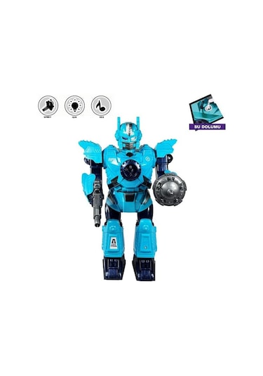 Işıklı Ve Müzikli Buhar Atan Robot