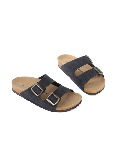 Pierre Cardin Stock Hastane Havuz Deniz Plaj Erkek Terlik 867800000726 01 Siyah Siyah