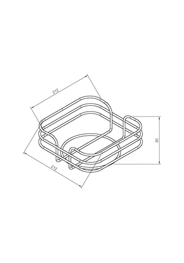 Teknotel Ekmek Sepeti Ekmeklik Krom Mg322