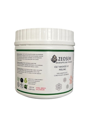 Zeosem Zeolit Cilt Maskesi Ve Peeling 400 G