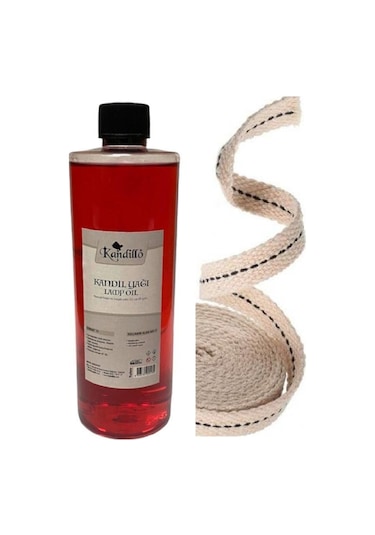 Kandillo Kırmızı Kandil Yağı Kokusuz Dumansız Iç Mekan Gaz Lambas