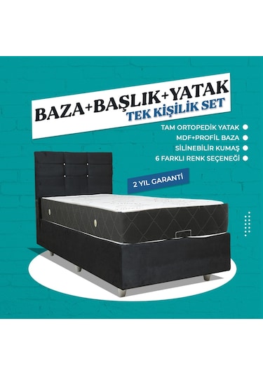 Azrayatakmobilya Trend Baza+Başlik+Comfort Yatak