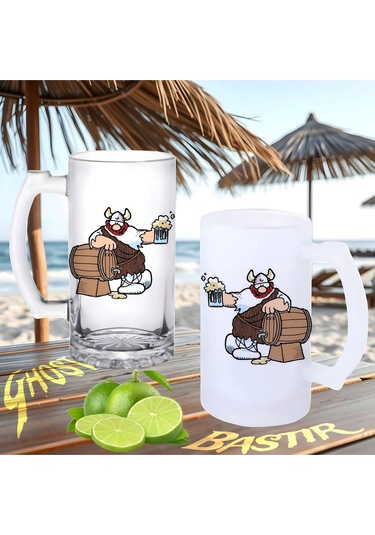 Vikings Buzlu Ya Da Buzsuz Bira Bardağı