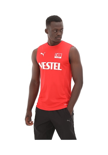 Puma Men Volleyball Jersey Erkek Forma 706431-02 Kırmızı