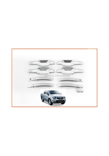 Ssangyong Korando Sport Kapı Kolu Krom Takımı