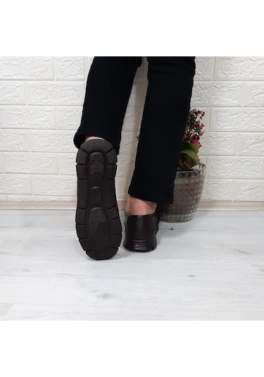 Fiyra Fth01 Kahve-kahve Hakiki Deri Fuspetli Erkek Günlük Ayakkabı 001