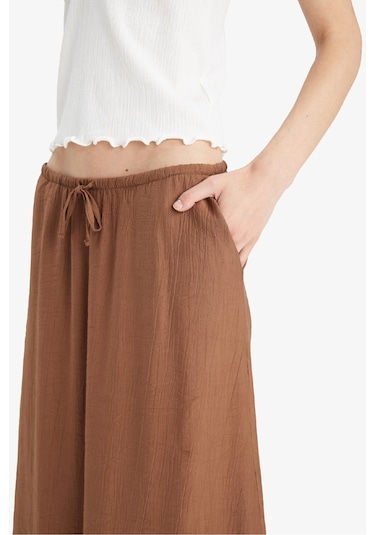 Defacto A Kesim Normal Bel Krinkıl Kumaş Midi Etek F6501ax25smbn320 Kahve Defacto A Kesim Normal Bel Krinkıl Kumaş Midi Etek F6501ax25smbn320 Kahve