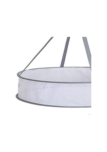 Jms Taşınabilir Katlanır Kazak Kurutma Rafı Elbise Asılı Kurutucu S Beyaz - Gri