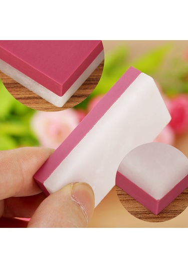 Springsun Çift Taraflı Gritli 3000/10000 Gümüş Ahenkli Ruby Taşlı Bıçak Kesici, Gözlük, Cam Temizleyici - 50x25x10mm