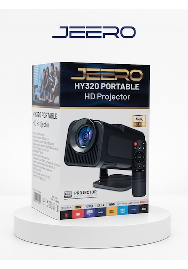 Jeero Hy320 Taşınabilir 4k Projeksiyon Cihazı Türkçe Menü